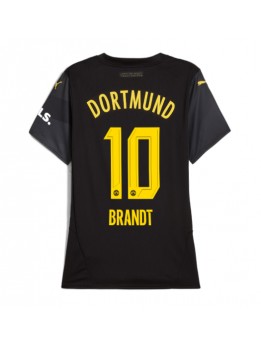 Borussia Dortmund Julian Brandt #10 Replika Borta Kläder Dam 2024-25 Kortärmad